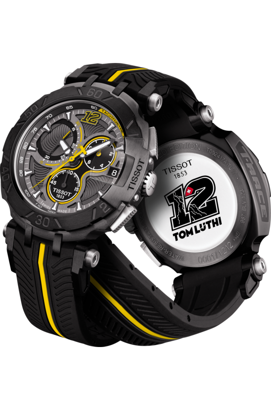 Tissot Tissot T-Race Thomas Luthi 2017 T092.417.37.067.01 T Race, наручные мужские часы фото под углом