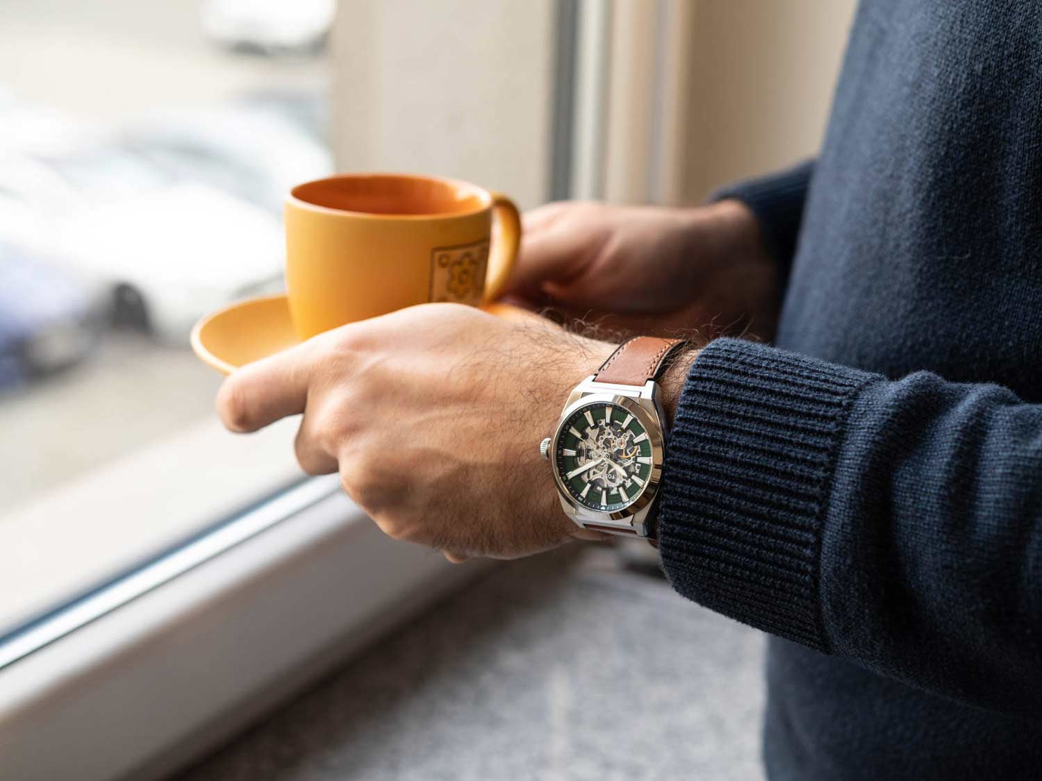 Fossil Fossil Everett ME3261 , наручные мужские часы фото под углом