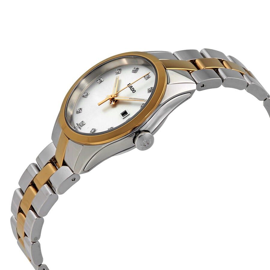 Rado Rado Hyperchrome Automatic R32975712, hyperchrome швейцария женские часы на браслете сталь + ceramos™ боковой вид