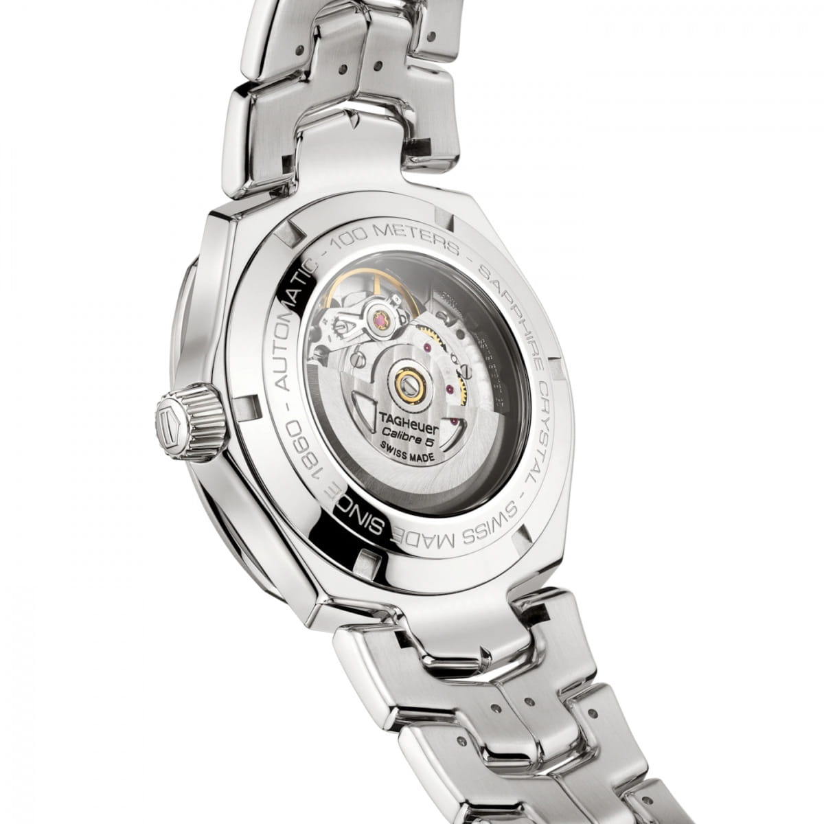 Оригинальные часы TAG Heuer TAG Heuer Link WBC2110.BA0603 механические калибр механизма calibre 5 общий вид