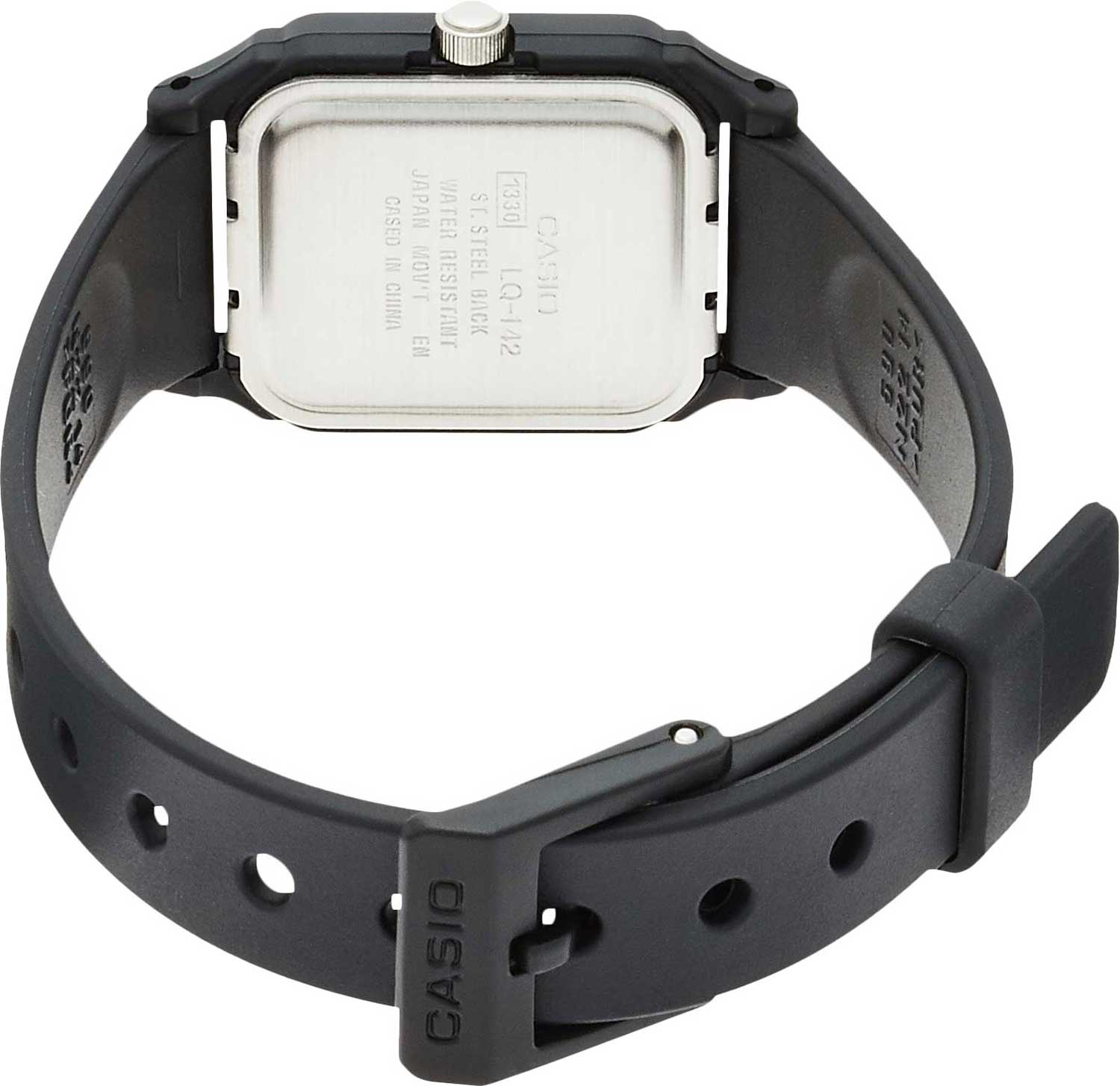 Casio Casio Collection LQ-142-1BDF (LQ-142-1B), collection япония женские часы на браслете пластик боковой вид