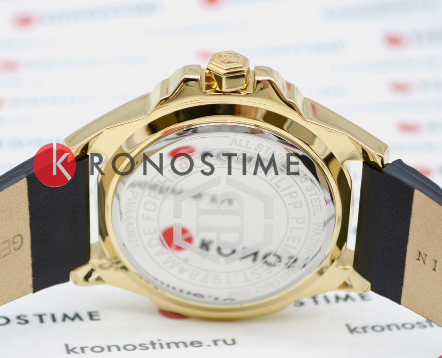 Philipp Plein Philipp Plein The Skull PWAAA0521  - задняя крышка металл сталь корпуса, германия часы