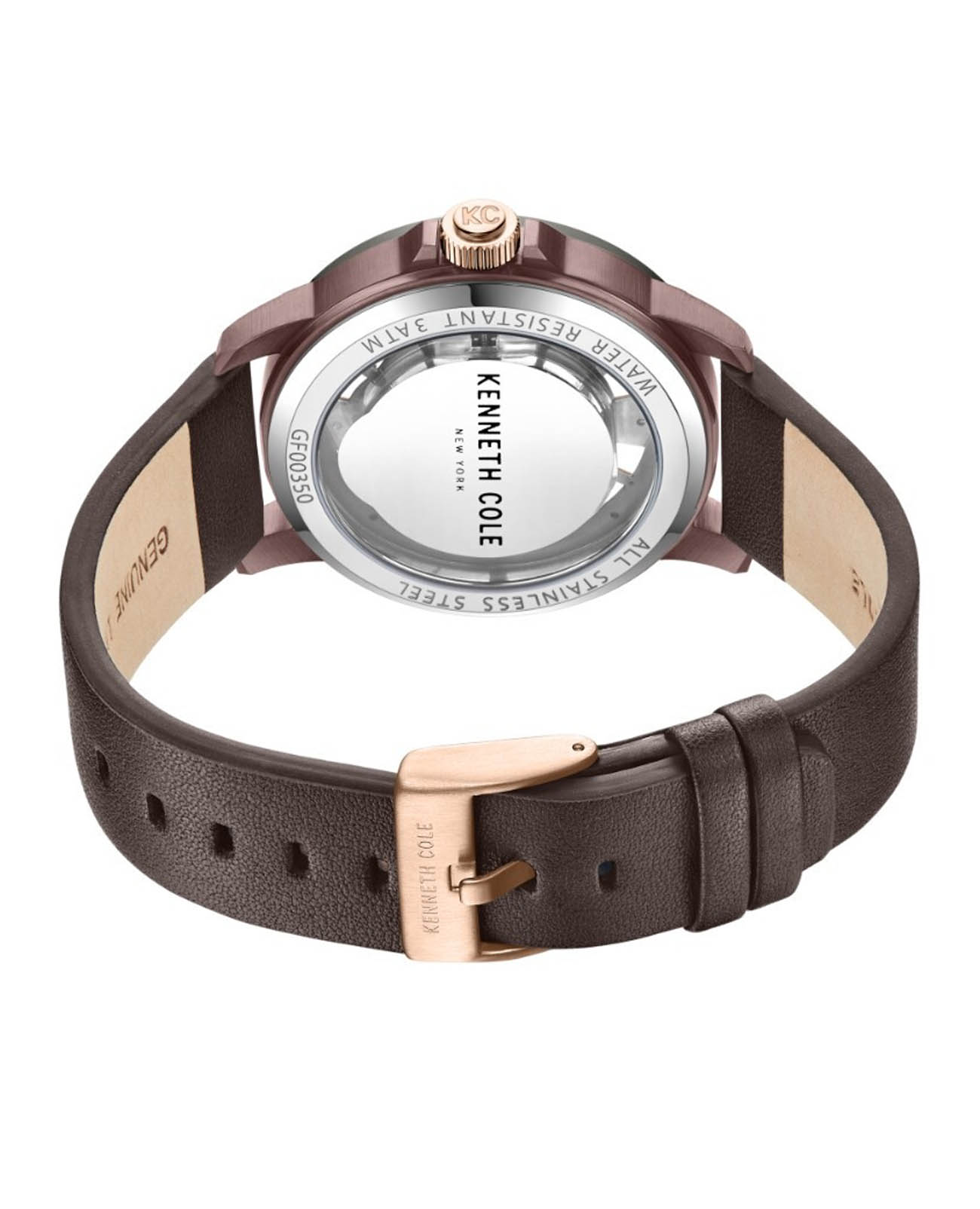 Kenneth Cole Kenneth Cole Modern Classic KCWGF0035002,  сша мужские часы на браслете кожаный боковой вид