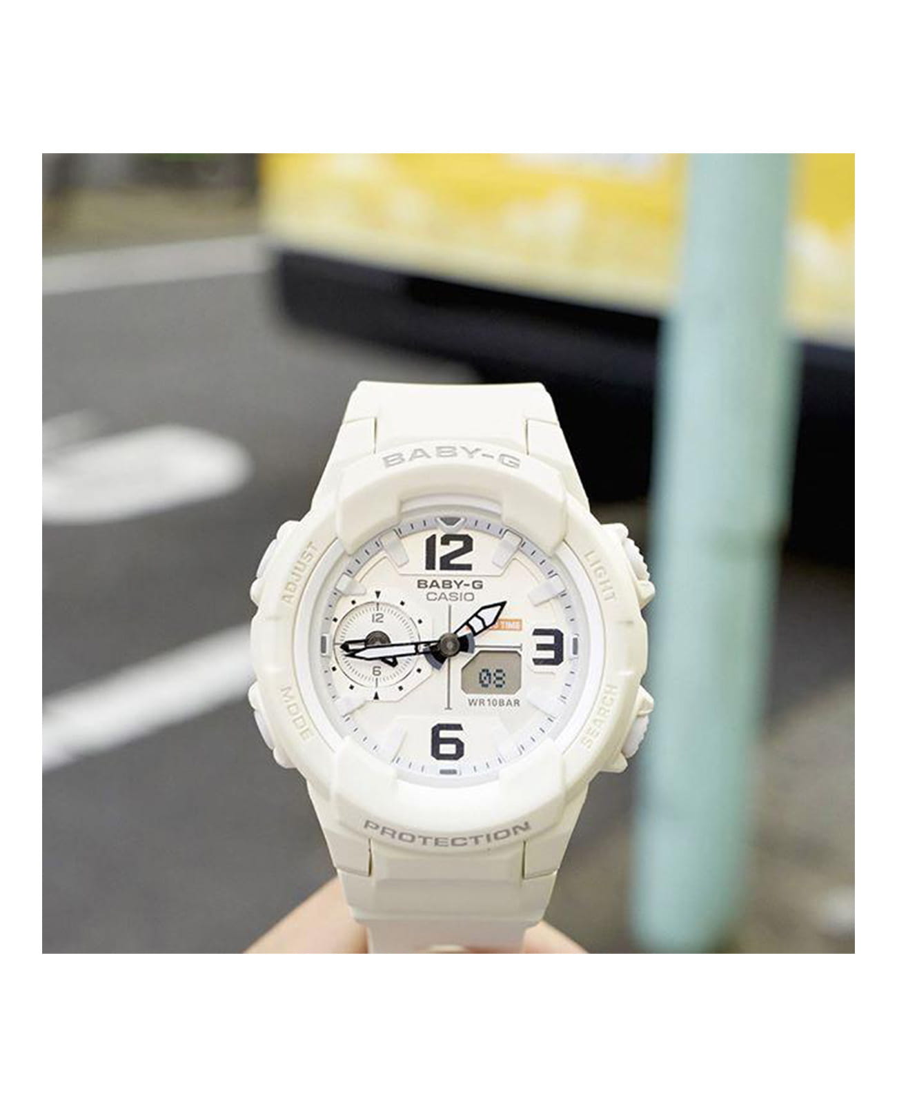Casio Casio Baby-G BGA-230-7B2 женские часы белый циферблат на запястье