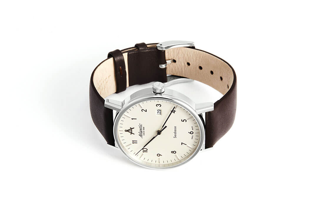 Atlantic Atlantic Seabase 60352.41.95  - задняя крышка металл сталь корпуса, швейцария часы