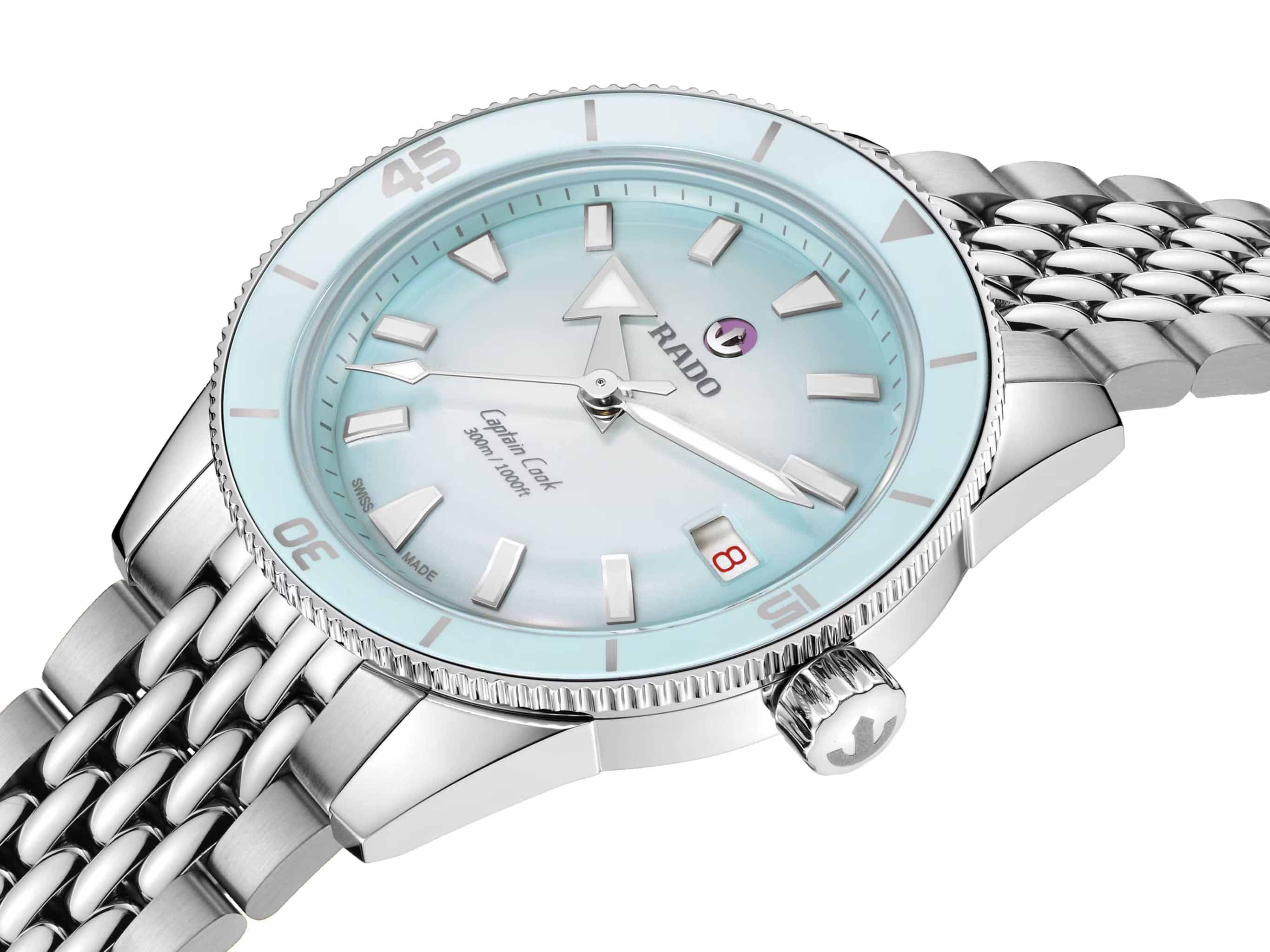 Rado Rado Captain Cook Automatic R32223203 , наручные мужские часы фото под углом
