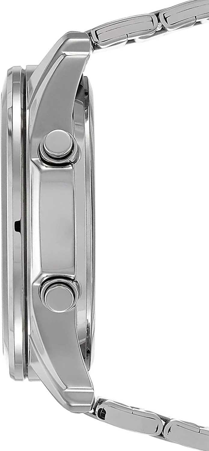 Casio Casio Collection AMW-880D-2A2, collection япония мужские часы на браслете нержавеющая сталь боковой вид