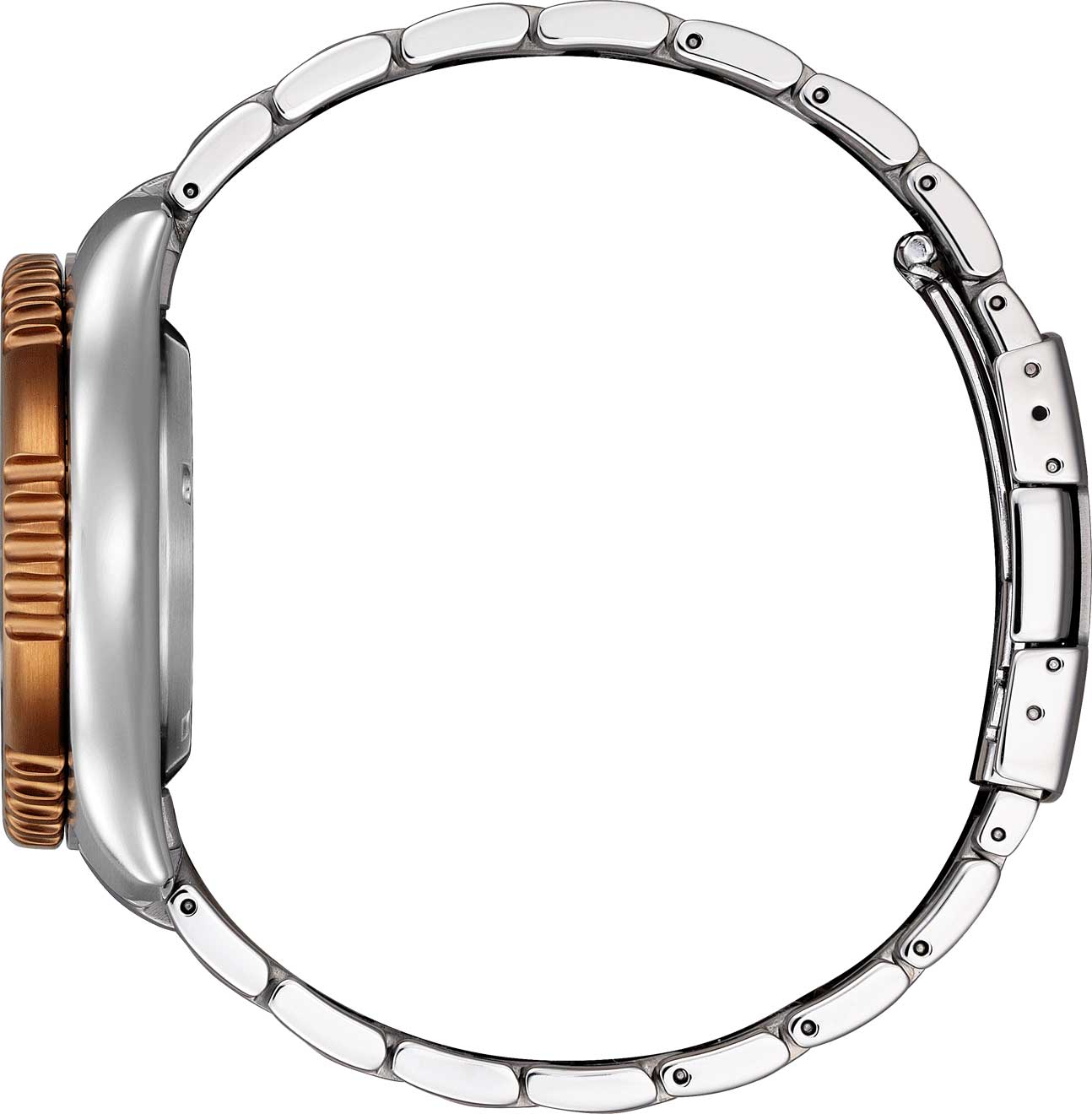 Citizen Citizen Promaster NY0164-65X, promaster япония мужские часы на браслете нержавеющая сталь боковой вид