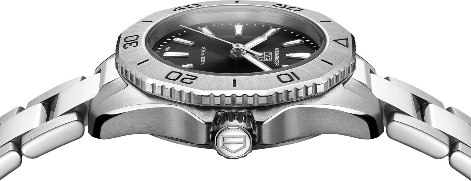 Оригинальные часы TAG Heuer TAG Heuer Aquaracer Professional 200 WBP1410.BA0622 кварцевые калибр механизма  общий вид