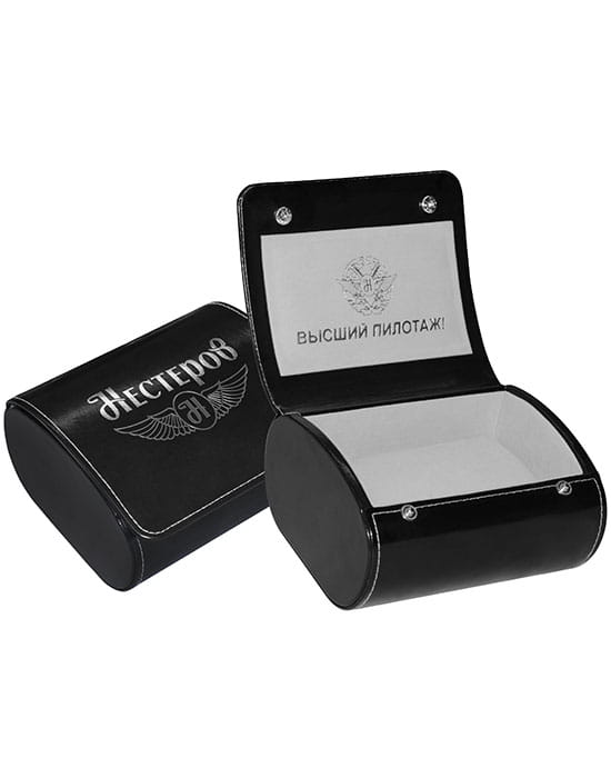 Нестеров Нестеров H0959F52-15B,  россия мужские часы на браслете кожаный боковой вид