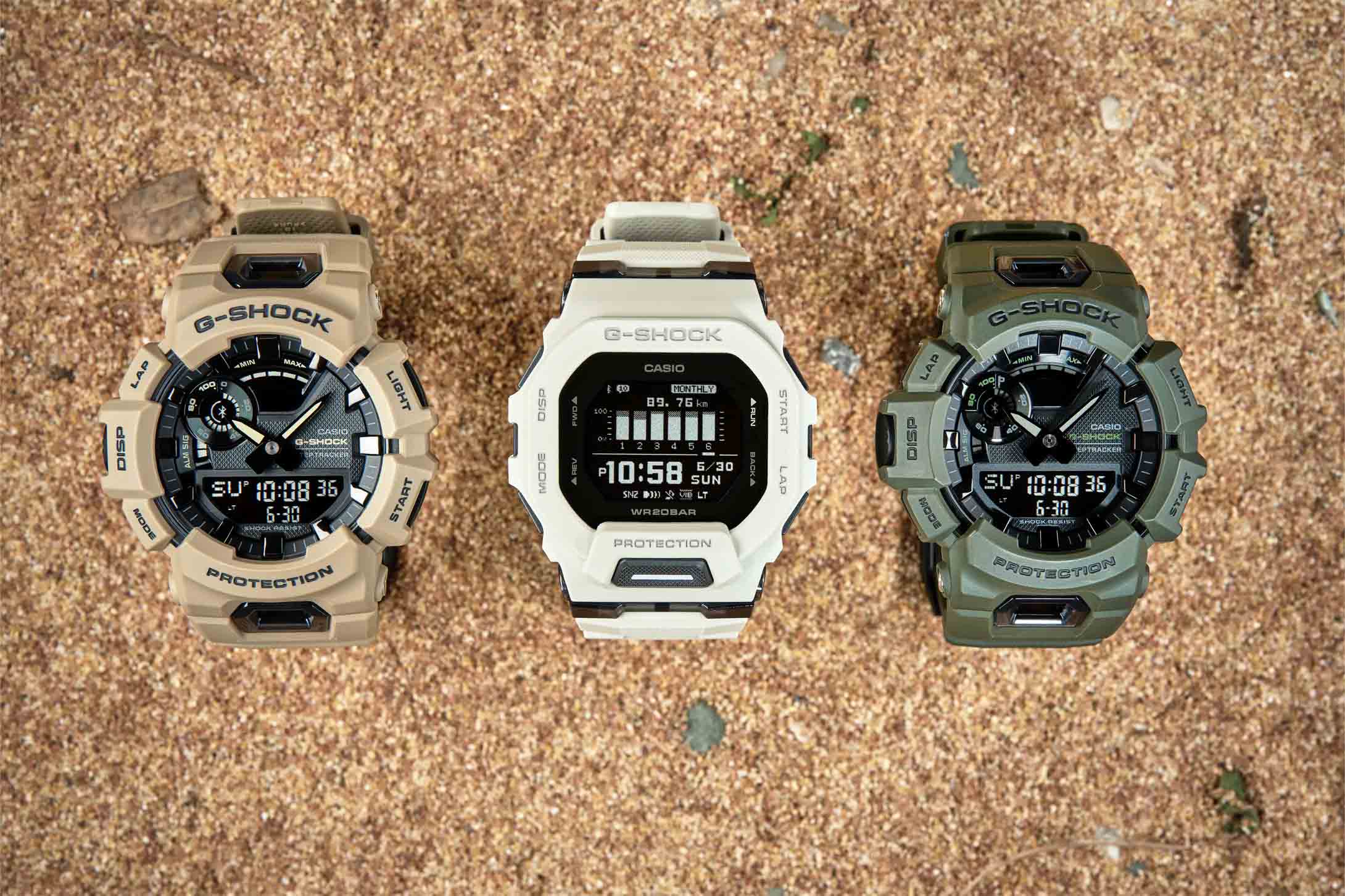 Casio Casio G-Shock GBA-900UU-3ADR (GBA-900UU-3A) G-SQUAD - задняя крышка пластик корпуса, япония часы