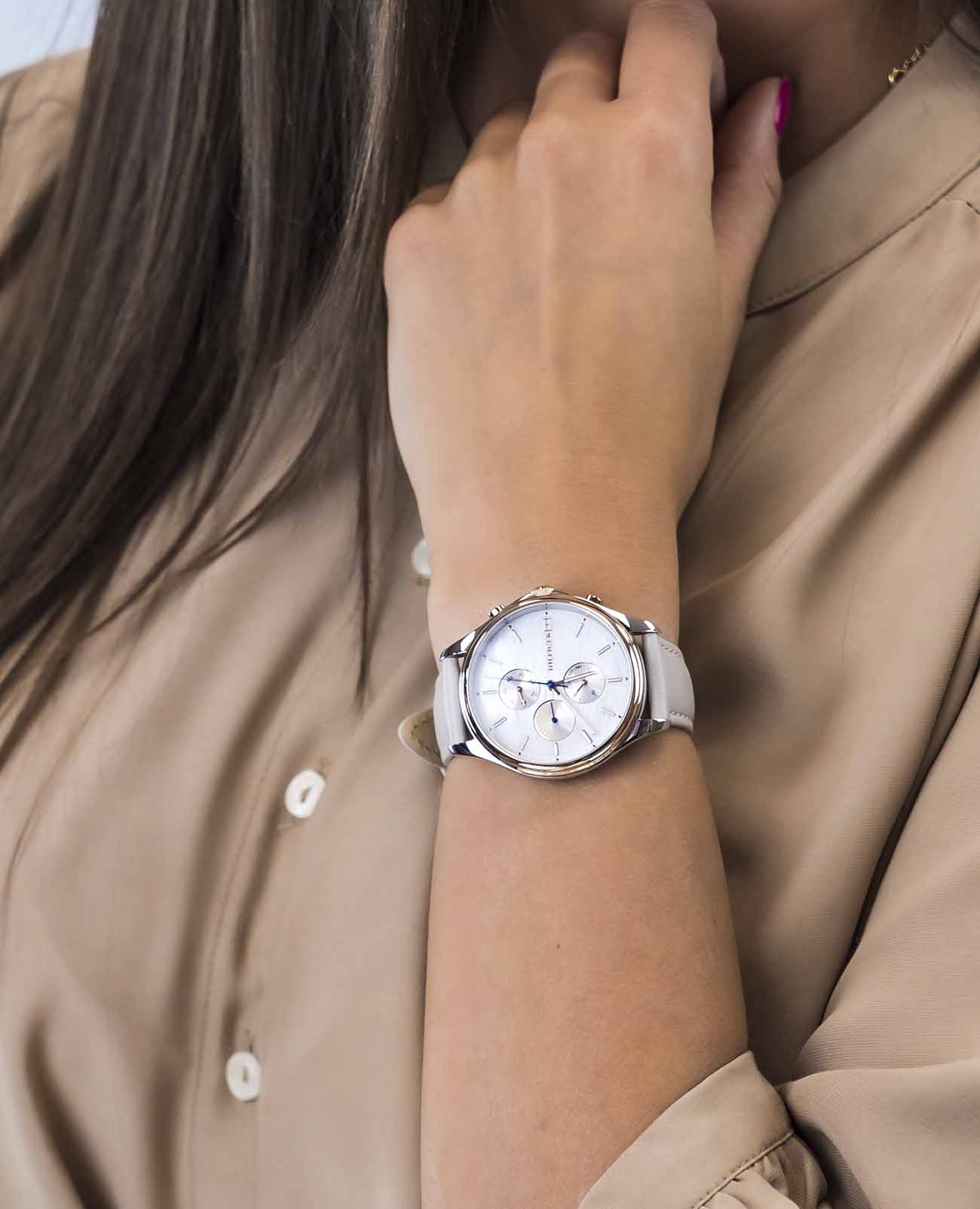 Tommy Hilfiger 1782118 женские часы застежка крупным планом