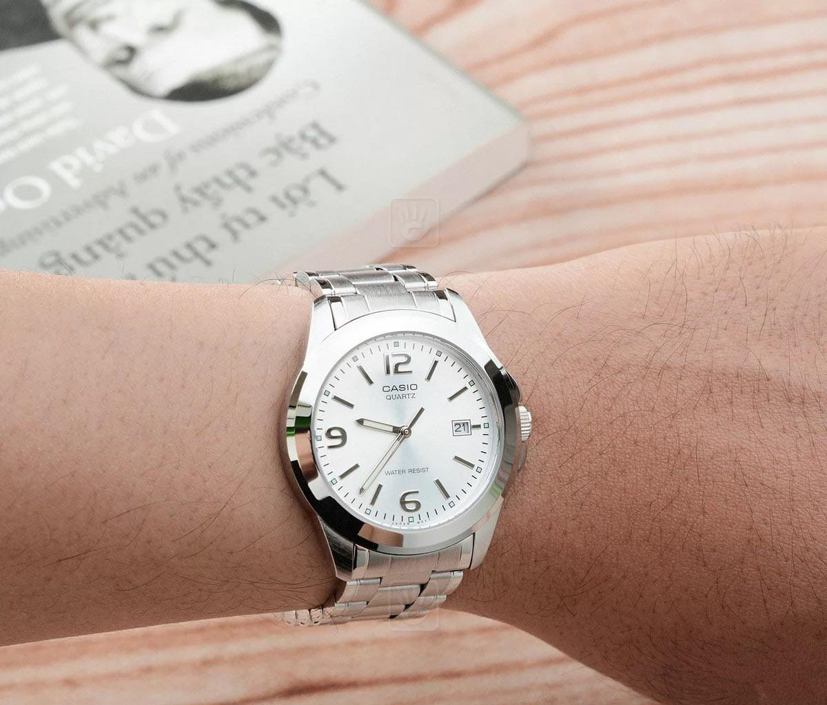 Casio Casio Collection MTP-1215A-7ADF (MTP-1215A-7A) , наручные мужские часы фото под углом