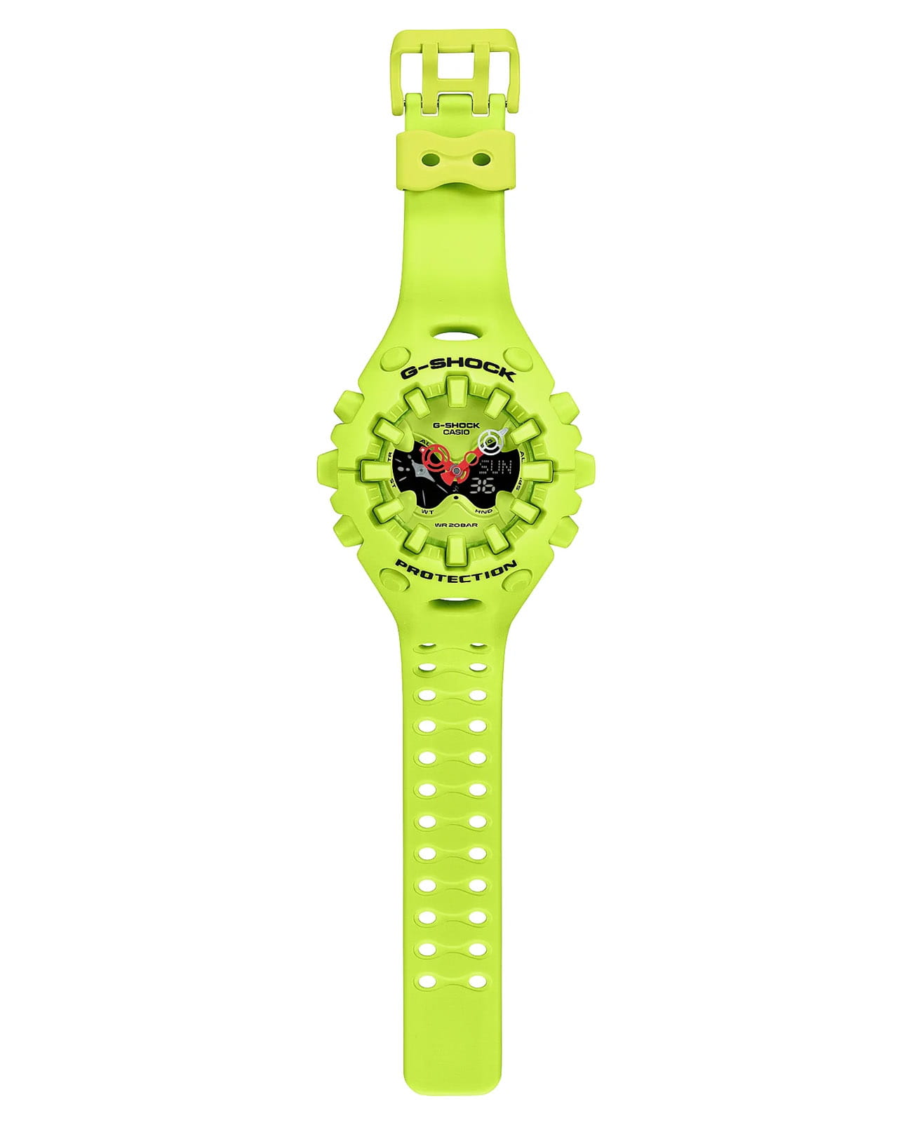 Casio Casio G-Shock GA-V01-9A, g-shock япония мужские часы на браслете резина боковой вид