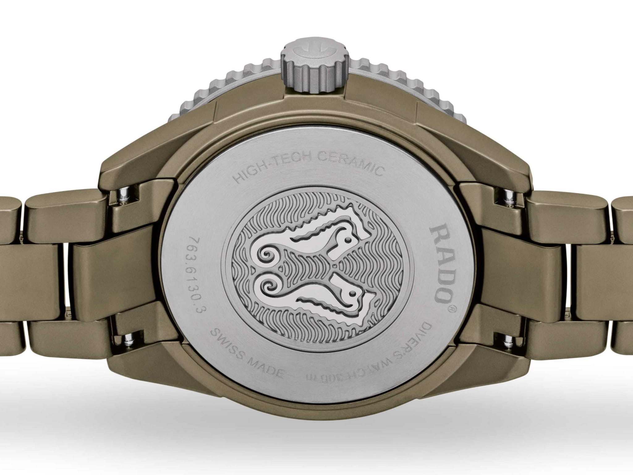 Rado Rado Captain Cook High-Tech Ceramic Diver R32130312, captain cook швейцария мужские часы на браслете высокотехнологичная керамика + титан боковой вид