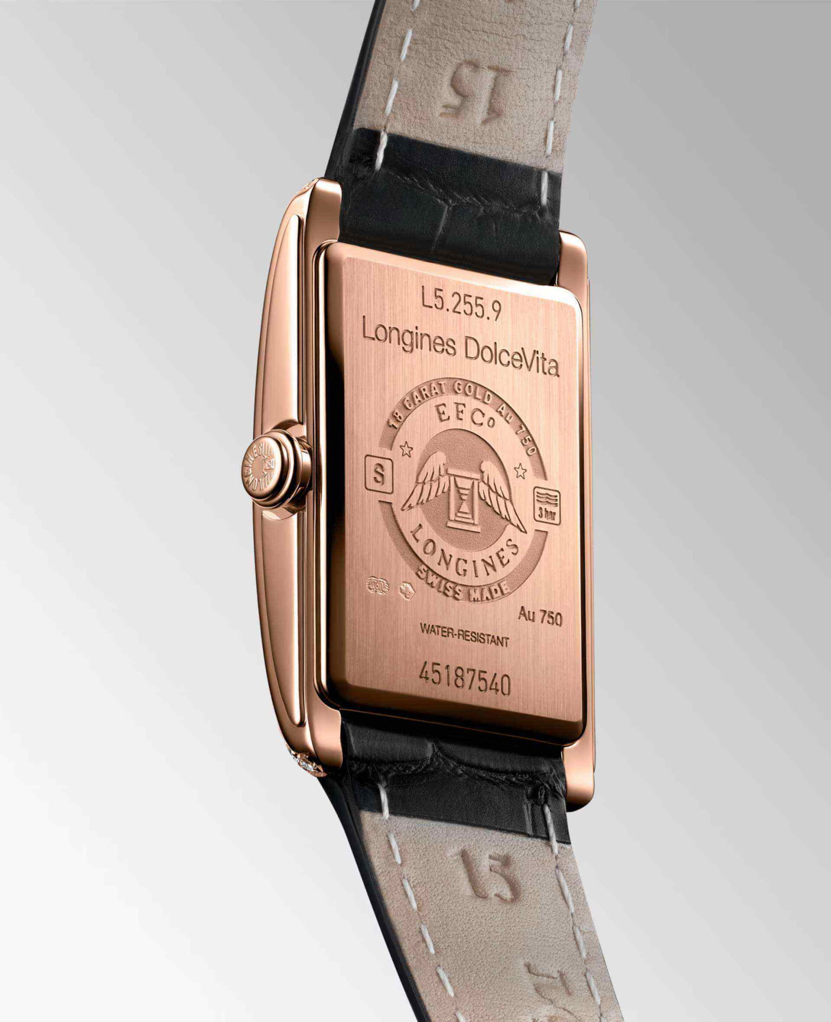 Оригинальные часы Longines Longines DolceVita L5.255.9.71.0 кварцевые калибр механизма l178 общий вид