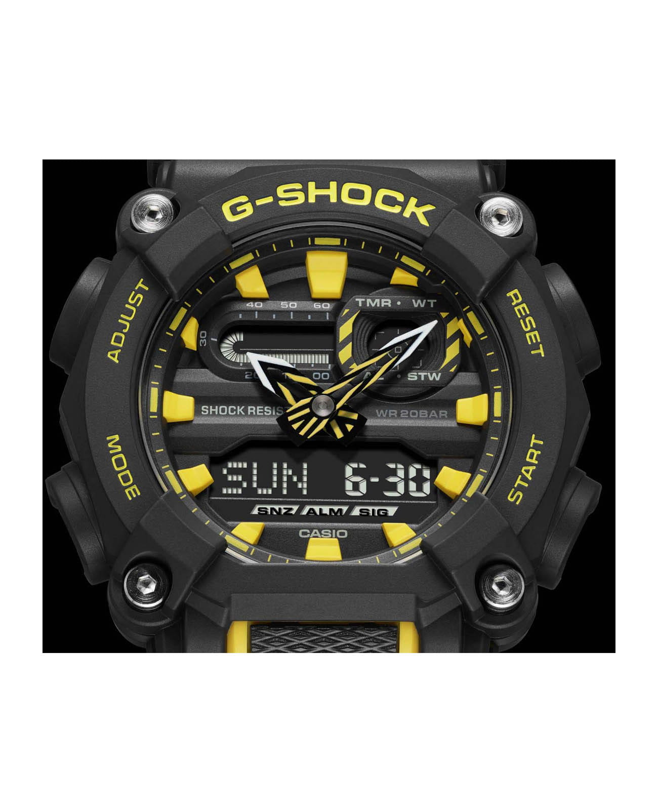 Casio Casio G-Shock GA-900A-1A9DR (GA-900A-1A9) мужские часы черный циферблат на запястье