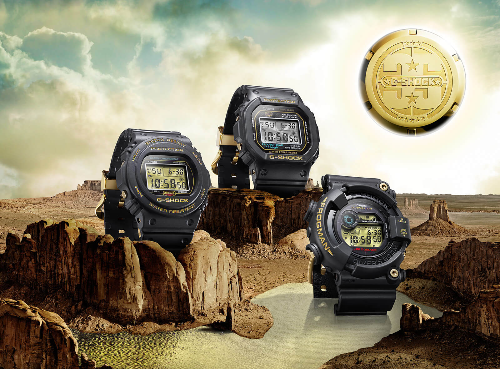 Casio Casio G-Shock DW-5035D-1B G-SQUAD, наручные мужские часы фото под углом