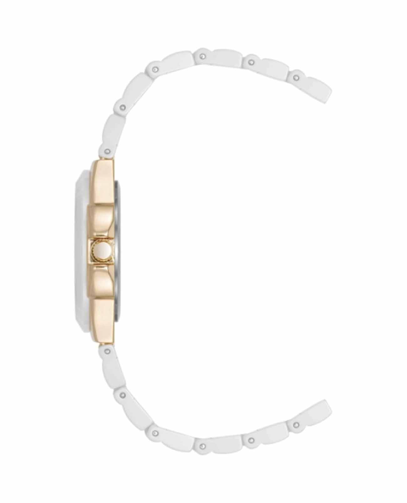 Anne Klein Anne Klein Diamond 5112GPWT,  сша женские часы на браслете сталь + pvd + керамика боковой вид