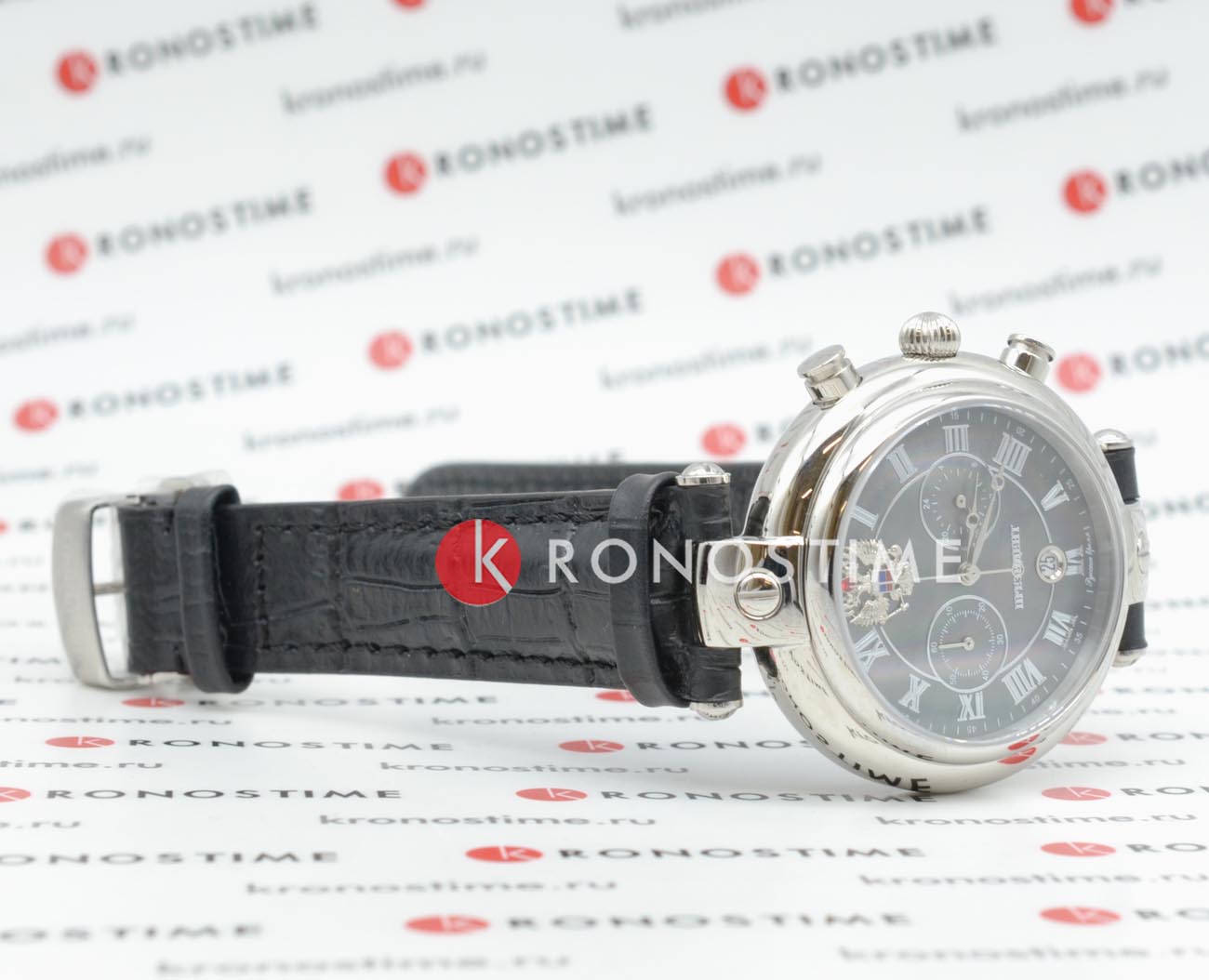 Президент Президент 14440204 мужские часы синий циферблат на запястье