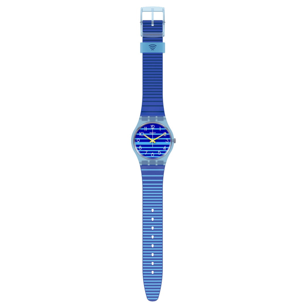 Swatch Swatch Gent Swatch Pay! SVHS102-5300, gent швейцария мужские часы на браслете силикон боковой вид