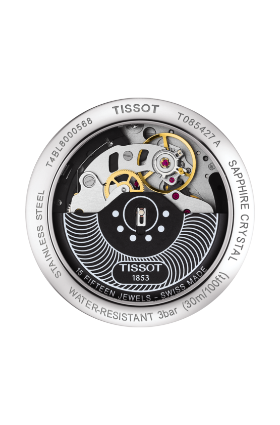 Tissot Tissot Carson Automatic Chronograph T085.427.11.053.00, t-classic швейцария мужские часы на браслете нержавеющая сталь боковой вид