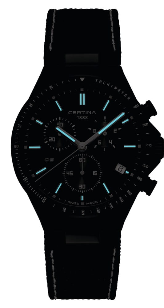 Certina Certina DS-7 Chronograph C043.417.38.081.00 швейцария наручные мужские часы заводная головка с логотипом Certina