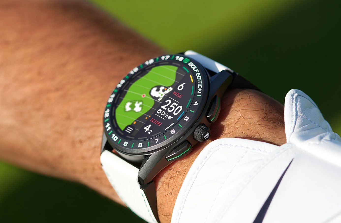 Оригинальные часы TAG Heuer TAG Heuer Connected Golf Edition SBG8A82.EB0206 электронные калибр механизма  общий вид