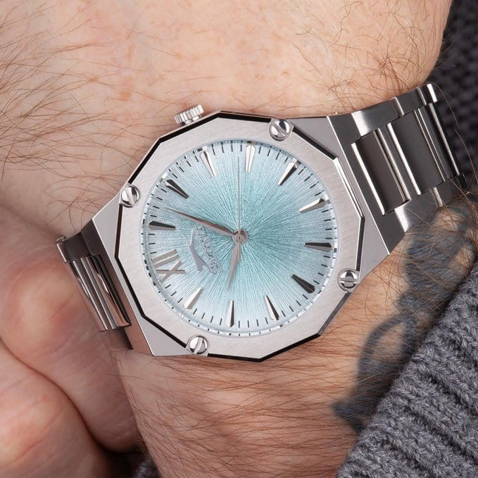 Slazenger Slazenger SL.09.2375.1.07,  англия мужские часы на браслете суперметалл боковой вид