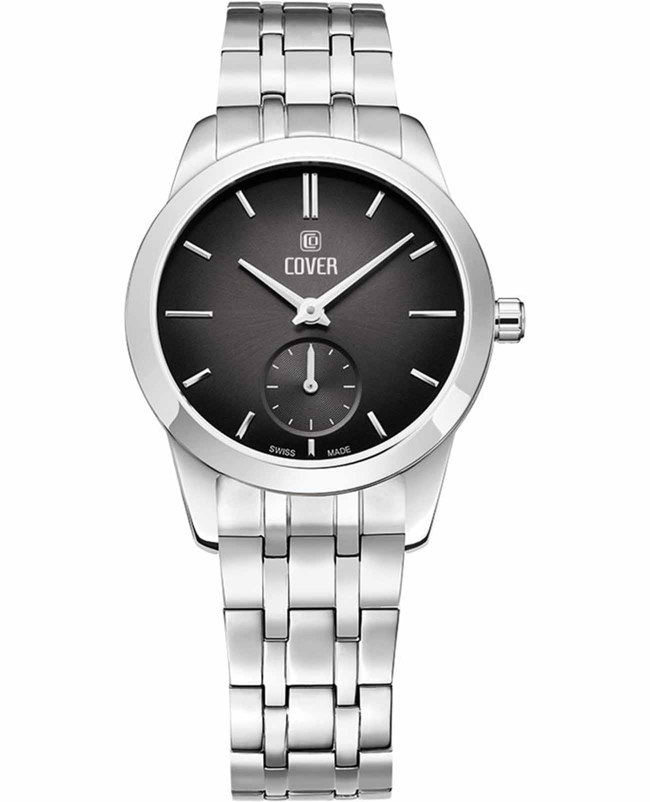 Cover Cover Nobila CO195.01  CO195.01 кварцевые женские часы черный циферблат, браслет нержавеющая сталь — вид спереди