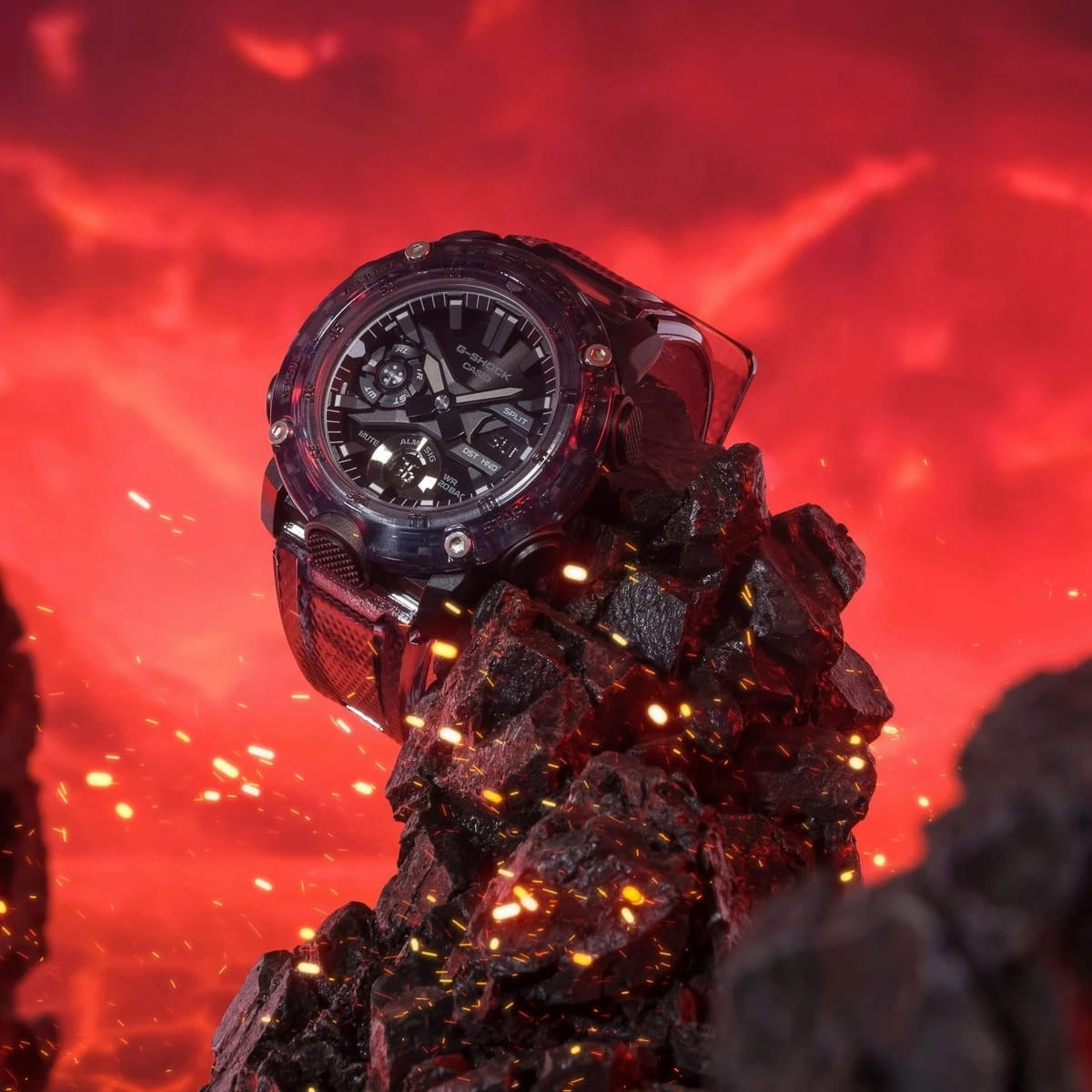 Casio Casio G-Shock GA-2000SKE-8A япония наручные мужские часы заводная головка с логотипом Casio