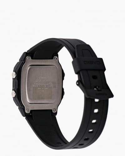 Casio Casio Collection W-800H-1AVDF (W-800H-1A), illuminator япония мужские часы на браслете пластик боковой вид