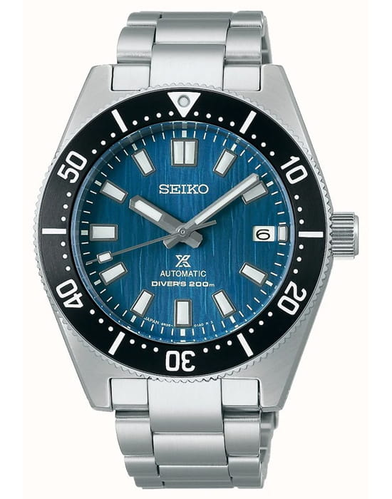 Seiko Seiko Prospex SPB297J1  SPB297J1 механические мужские часы синий циферблат, браслет нержавеющая сталь — вид спереди