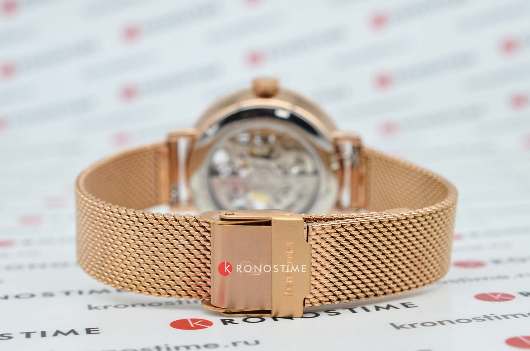 Pierre Lannier Pierre Lannier Automatic 313B938 механические женские часы часы крупный план черный циферблата