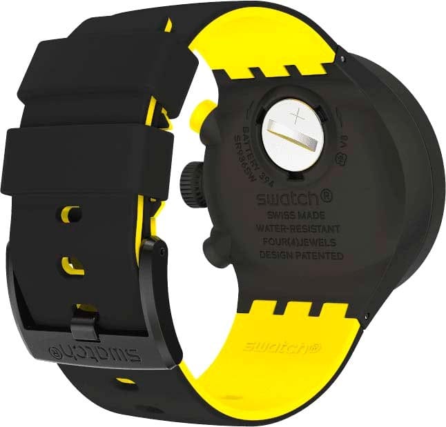 Swatch Swatch Big Bold Chrono SB02B403, big bold швейцария мужские часы на браслете силикон боковой вид