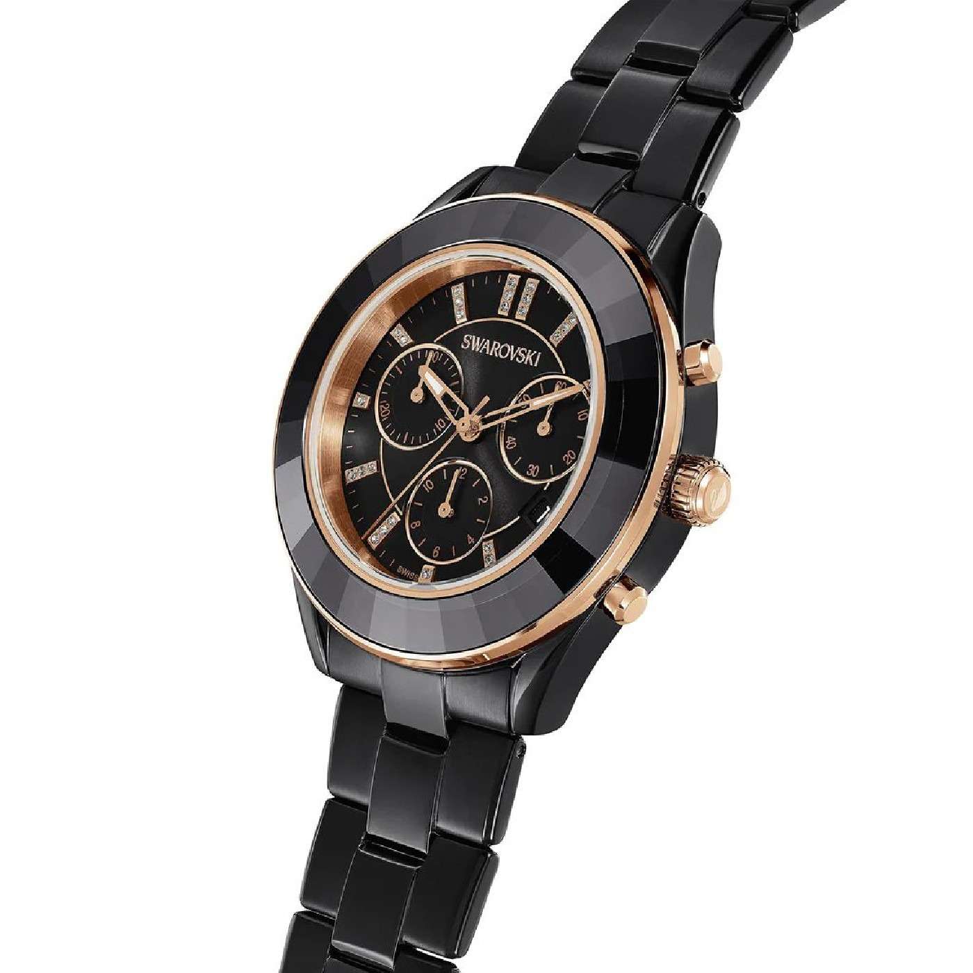 Оригинальные часы Swarovski Swarovski Octea Lux Sport 5610472 кварцевые калибр механизма  общий вид
