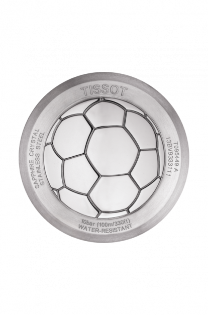 Tissot Tissot Quickste Chronograph Football T095.449.17.067.00, t-sport швейцария мужские часы на браслете кожаный боковой вид