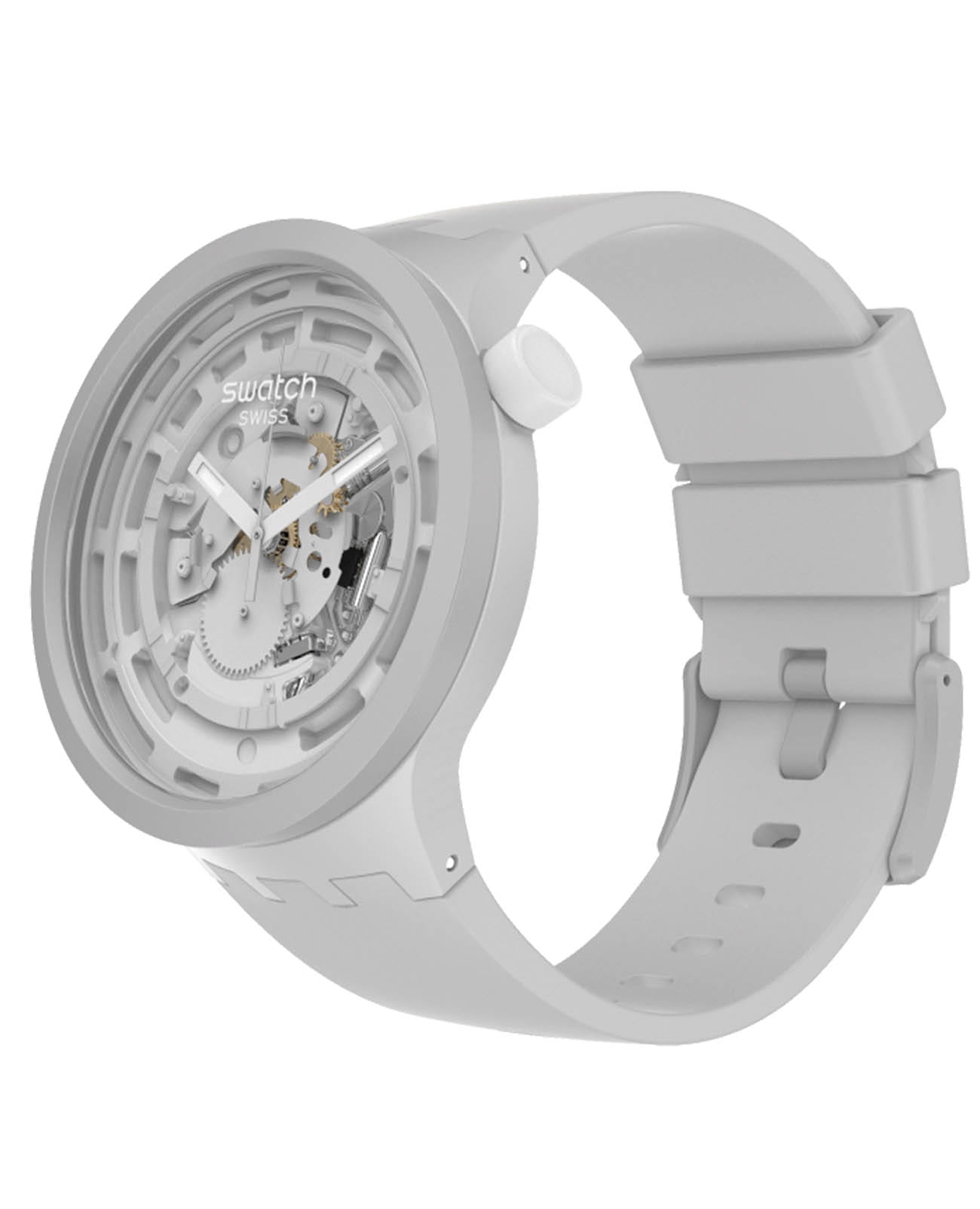 Swatch Swatch Big Bold Bioceramic Lacquered SB03M100  - задняя крышка биокерамика корпуса, швейцария часы