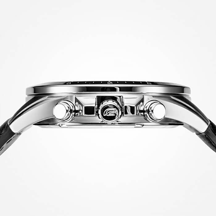 Casio Casio Edifice EFS-S510L-1A, edifice япония мужские часы на браслете кожаный боковой вид