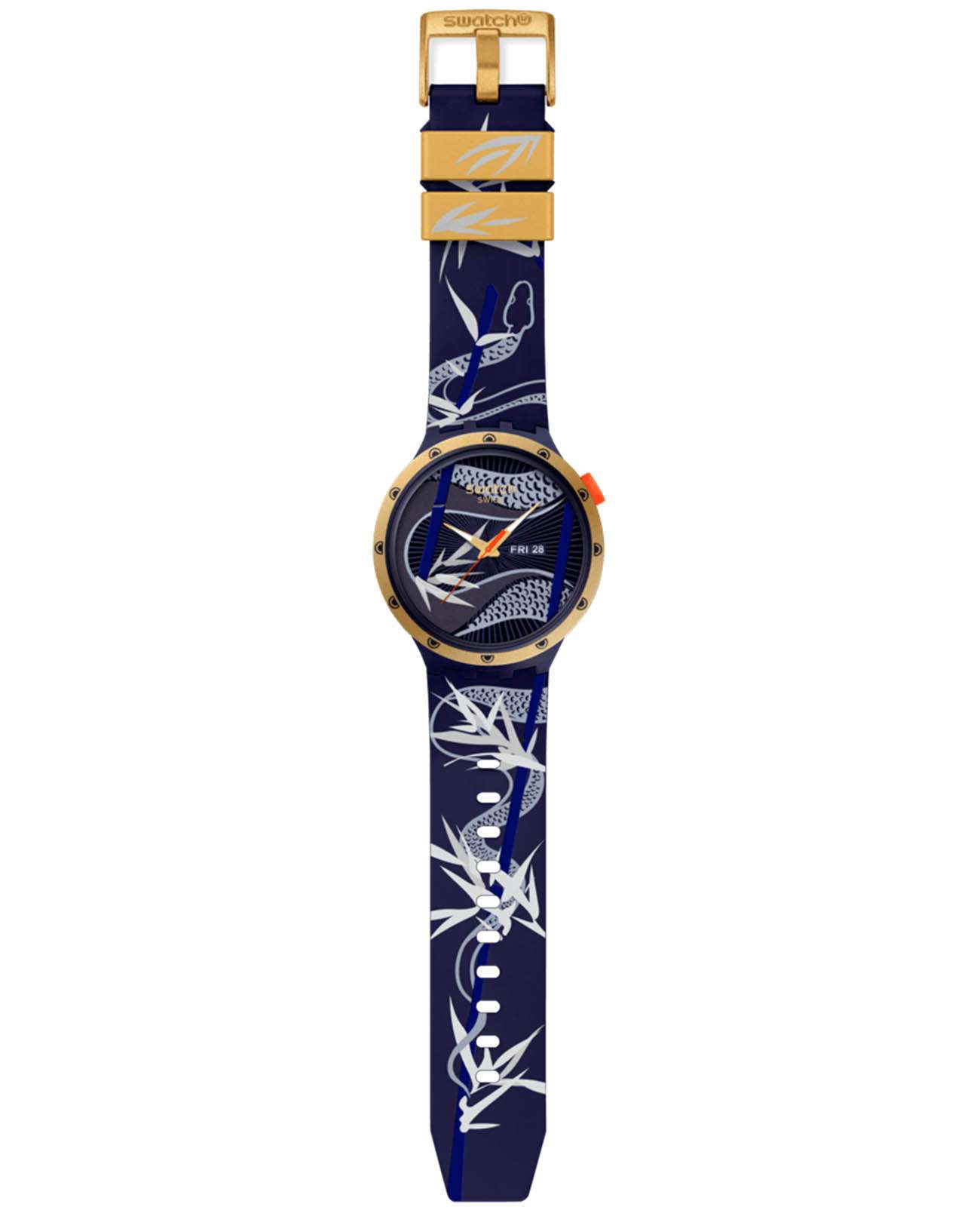 Swatch Swatch Big Bold Biosourced Standard SB05Z700, big bold швейцария мужские часы на браслете биоматериал боковой вид