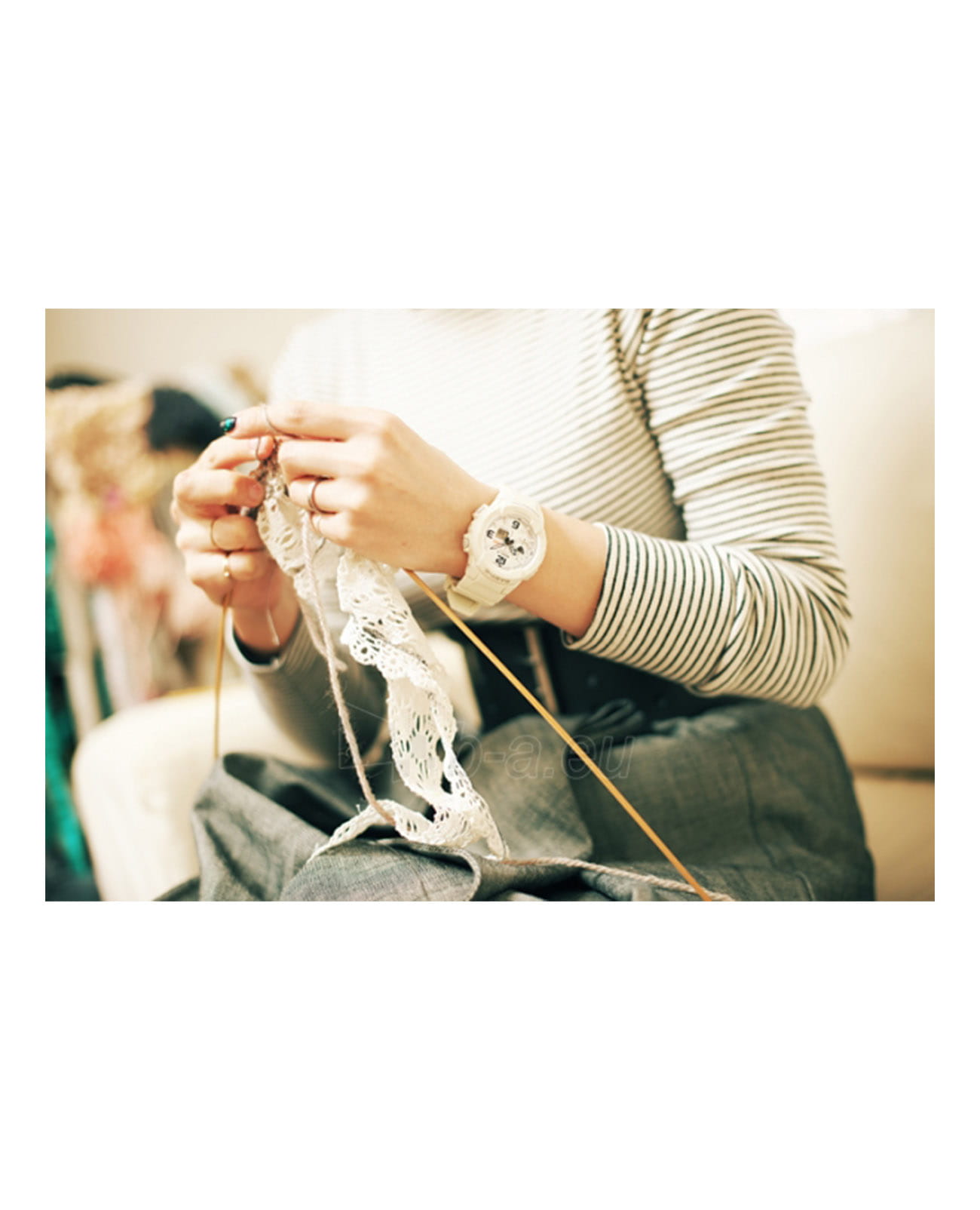 Casio Casio Baby-G BGA-230-7B2 кварцевые женские часы часы крупный план белый циферблата