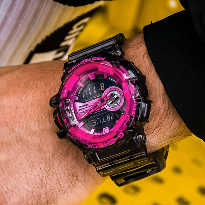 Casio Casio G-Shock GA-400SK-1A4 лимитированной серии - задняя крышка пластик корпуса, япония часы