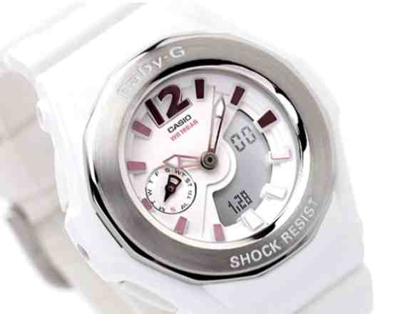 Casio Casio Baby-G BGA-142-7B, baby-g япония женские часы на браслете каучук боковой вид
