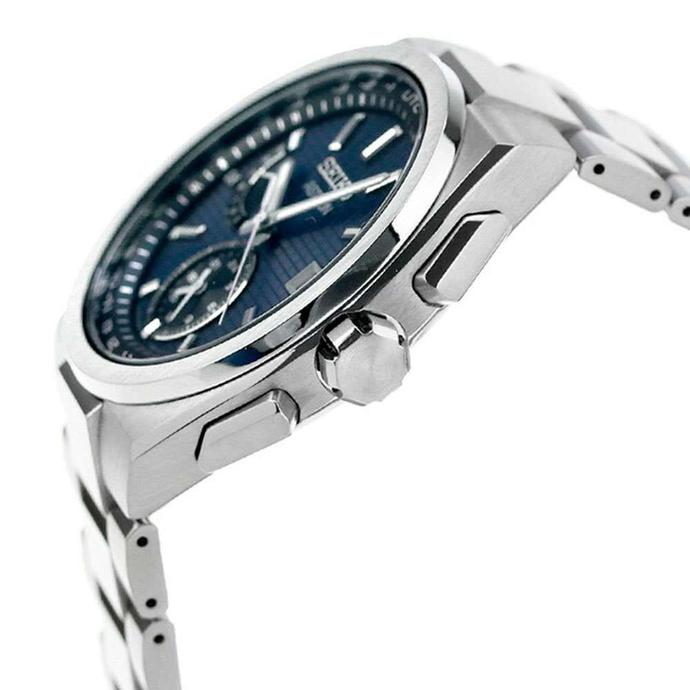 Seiko Seiko Astron Nexter Solar Radio SBXY065, astron gps япония мужские часы на браслете титановый боковой вид