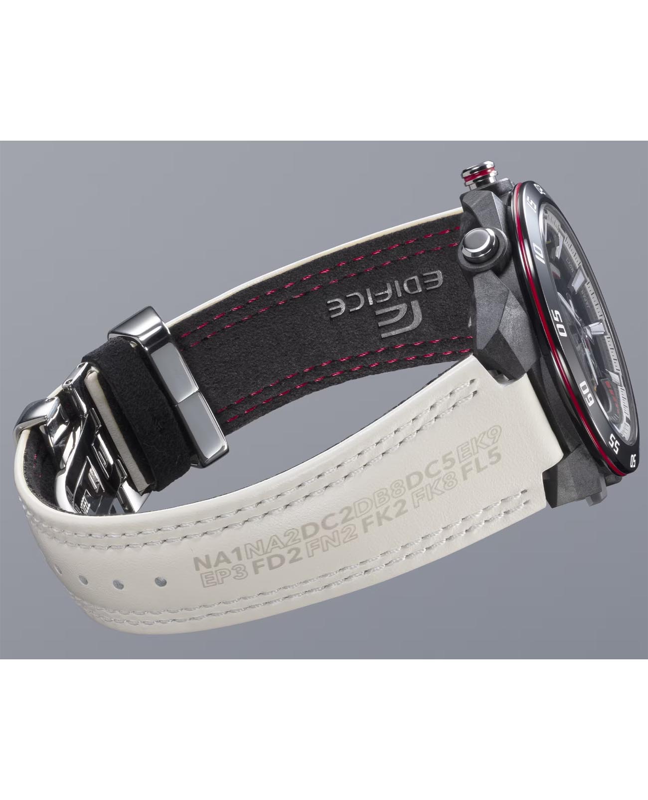 Casio Casio Edifice Windflow ECB-2200HTR-1A ECB - задняя крышка металл сталь карбон корпуса, япония часы