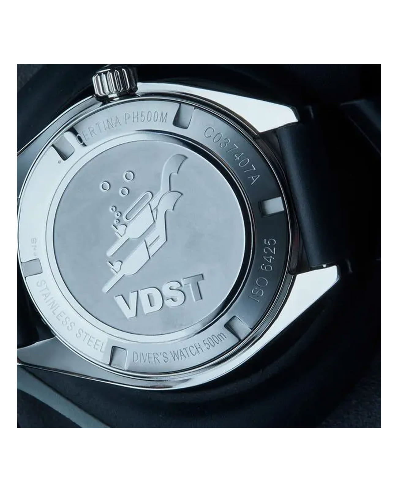 Certina Certina DS Super PH500M C037.407.18.050.00  - задняя крышка сталь металл корпуса, швейцария часы