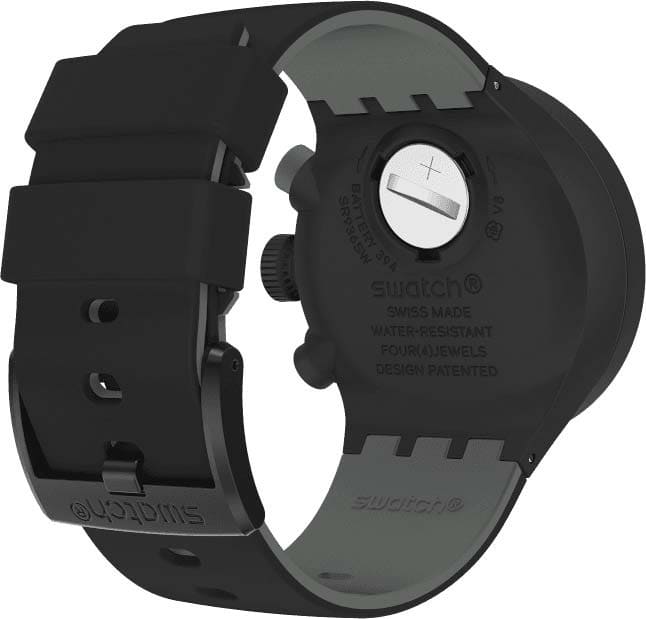 Swatch Swatch Big Bold Chrono SB02B400, big bold швейцария мужские часы на браслете силикон боковой вид