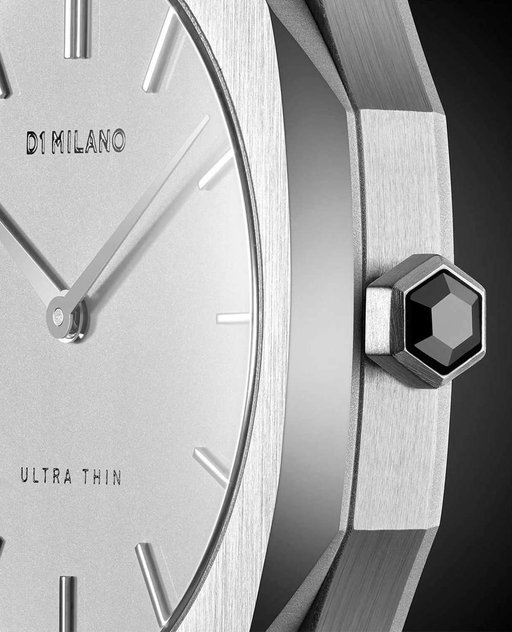 D1 Milano D1 Milano Ultra Thin UTLL01  - задняя крышка сталь металл корпуса, италия часы