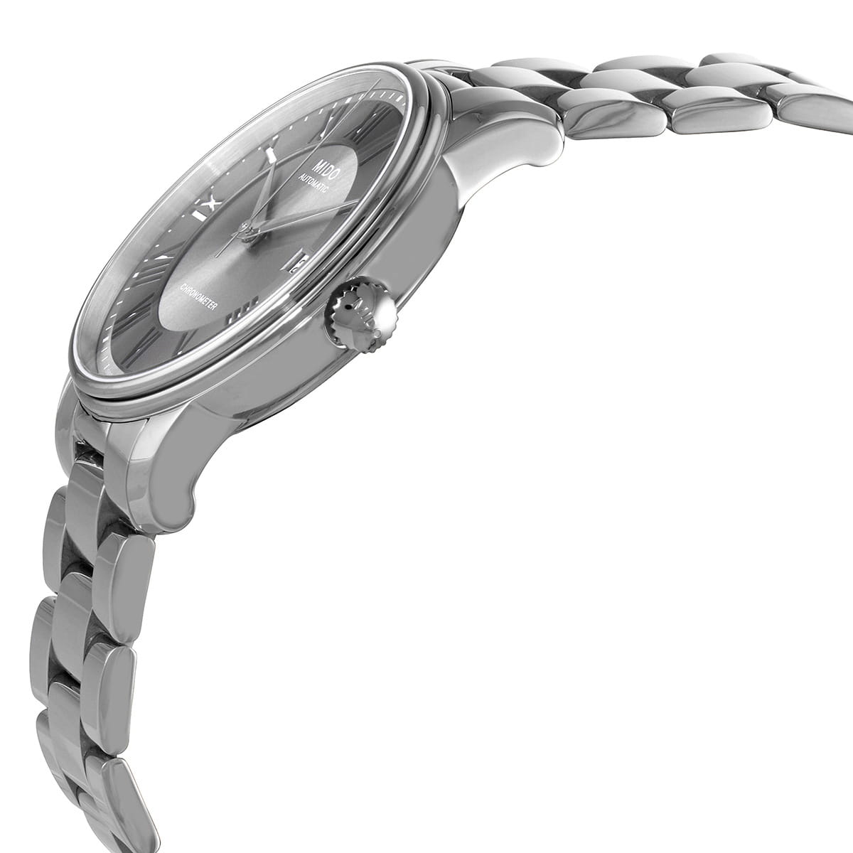 Mido Mido Baroncelli M010.408.11.063.09, baroncelli швейцария мужские часы на браслете нержавеющая сталь боковой вид