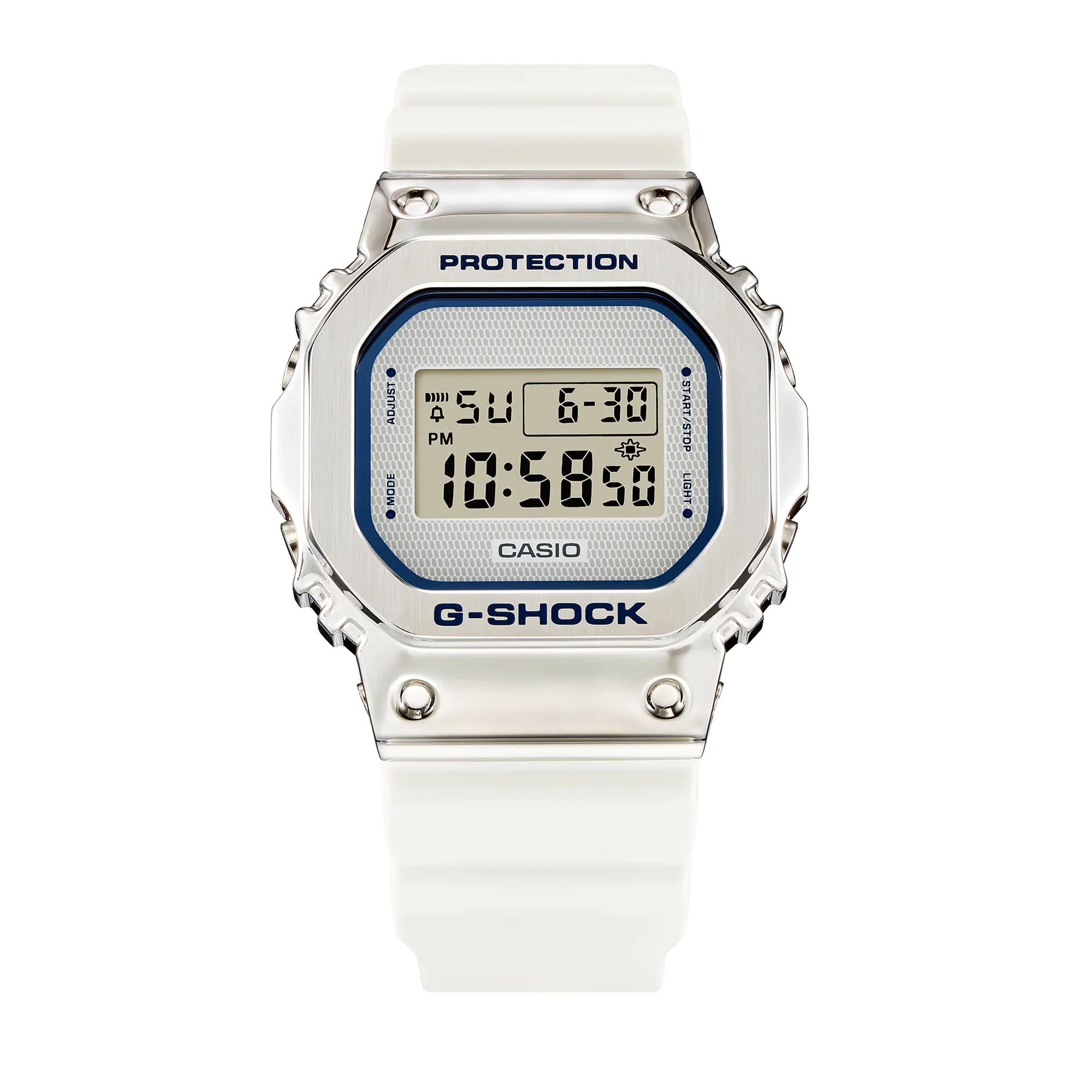 Casio Casio G-Shock GM-5600LC-7 (GM-5600LC-7) мужские часы серебристый циферблат на запястье